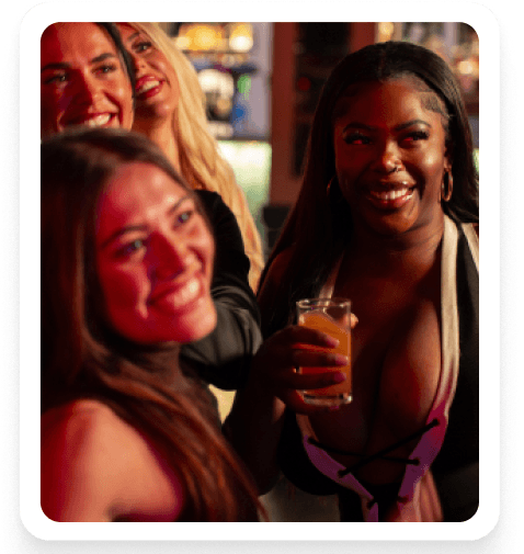 Group of friends taking selfie