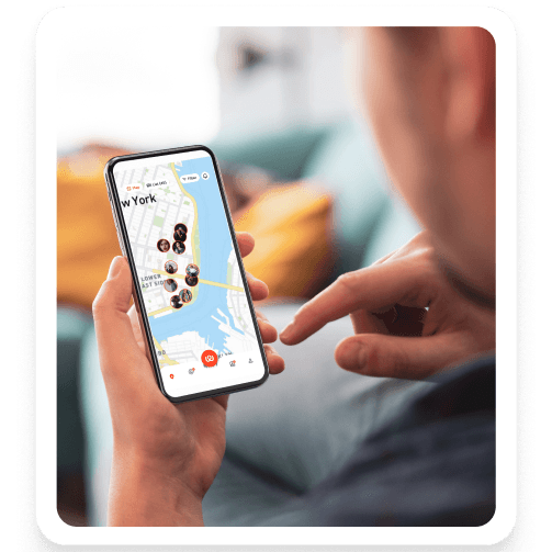 Person using Sappnin app